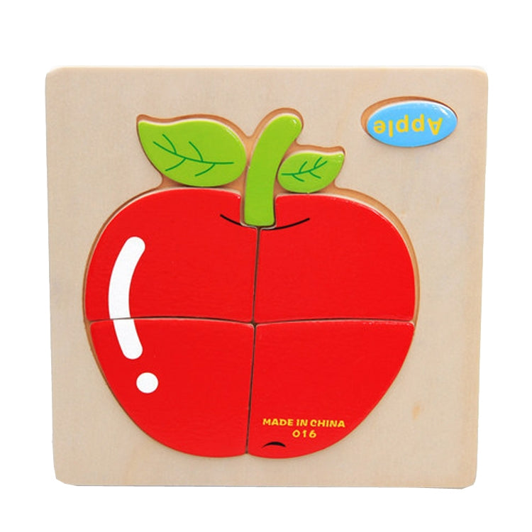 Children Educational Toy Wooden Cartoon Jigsaw Puzzle — Cat