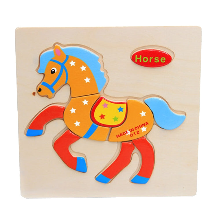 Children Educational Toy Wooden Cartoon Jigsaw Puzzle — Ship