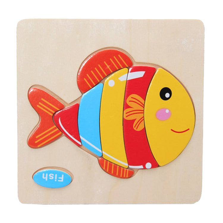 Children Educational Toy Wooden Cartoon Jigsaw Puzzle — Cow