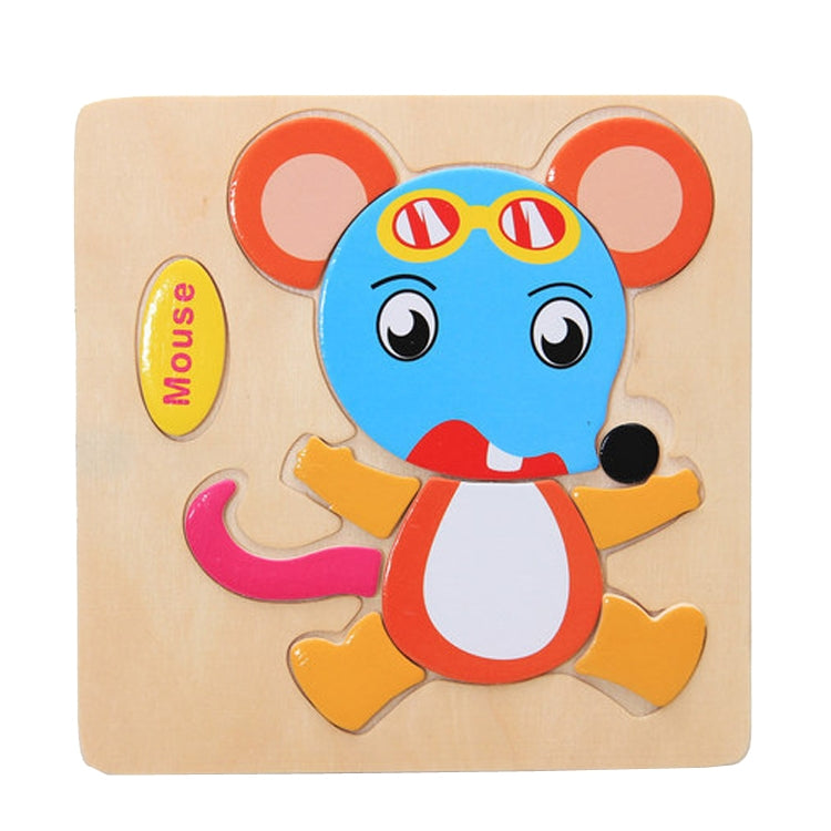 Children Educational Toy Wooden Cartoon Jigsaw Puzzle — Fish