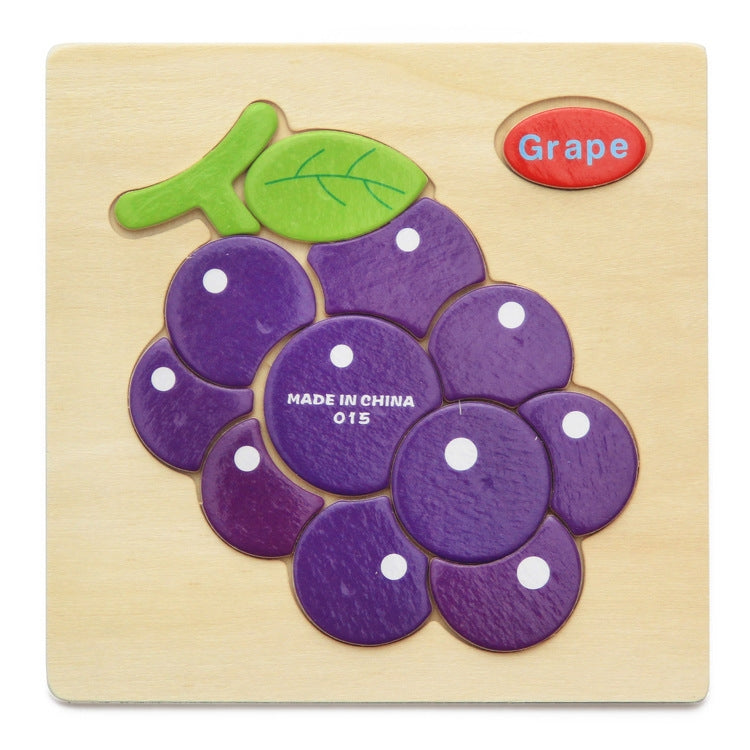 Children Educational Toy Wooden Cartoon Jigsaw Puzzle — Mouse