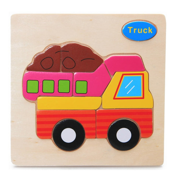 Children Educational Toy Wooden Cartoon Jigsaw Puzzle — Turtle