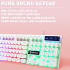 Shipadoo LD-122 4 in 1 Girly Glowing Keyboard + Mouse + Earphone + Mouse Pad Set