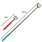 Bear Claw Shape Stainless Steel Telescopic Massage Scratcher, Random Color Delivery