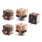 5 PCS 100A Automotive Relay With Indicator Light
