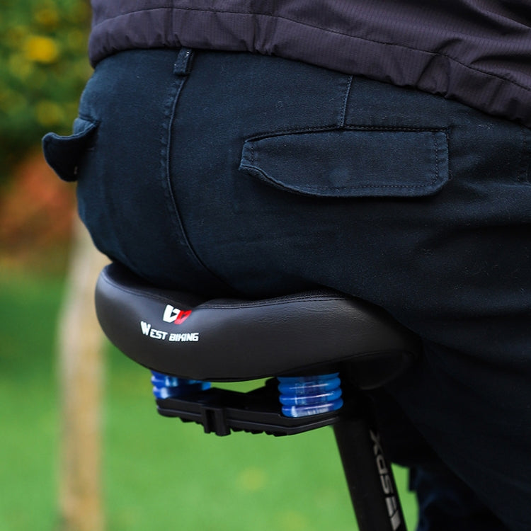WEST BIKING Bicycle Big Butt Shock Absorption Soft Saddle