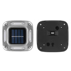 8 LED Solar Wall Lamp Outdoor Stainless Steel Buried Light — Warm Light