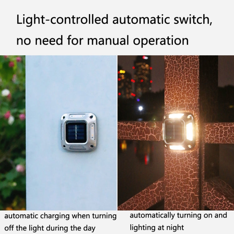 8 LED Solar Wall Lamp Outdoor Stainless Steel Buried Light — view 4