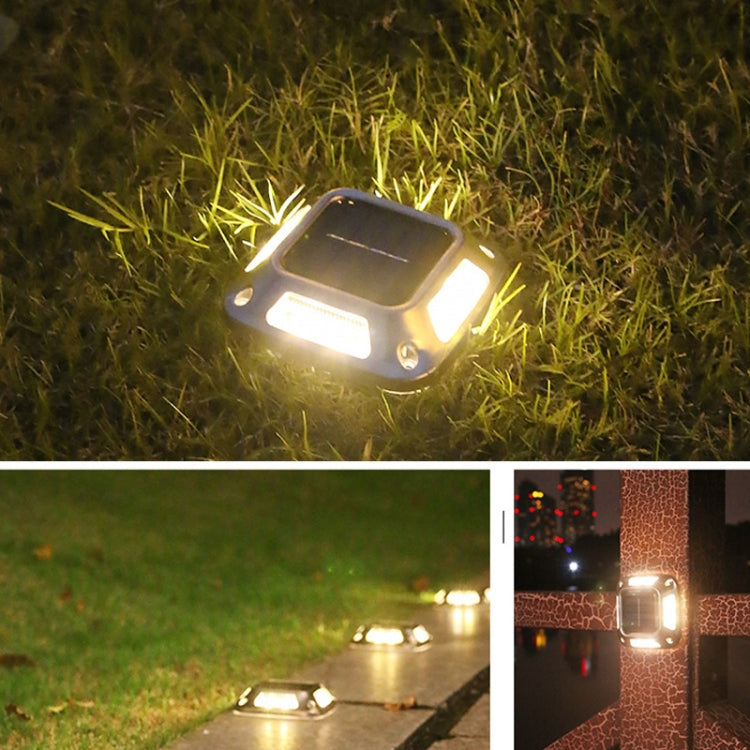 8 LED Solar Wall Lamp Outdoor Stainless Steel Buried Light — view 7