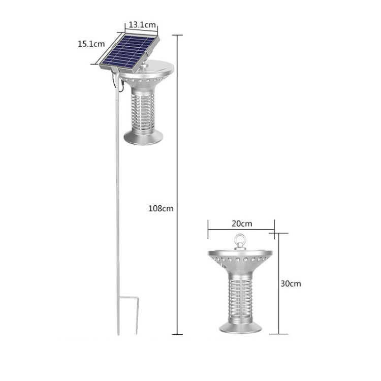 Household Outdoor Solar Light Control Mosquito Lamp — view 3
