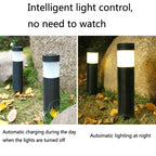 Solar LED Outdoor Waterproof Cylinder Lawn Light, Style: — view 8