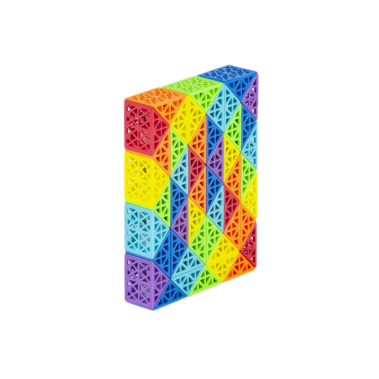Children Puzzle Toy Color Variety Segment Magic Ruler, Spec: — Hollow-48 Sections