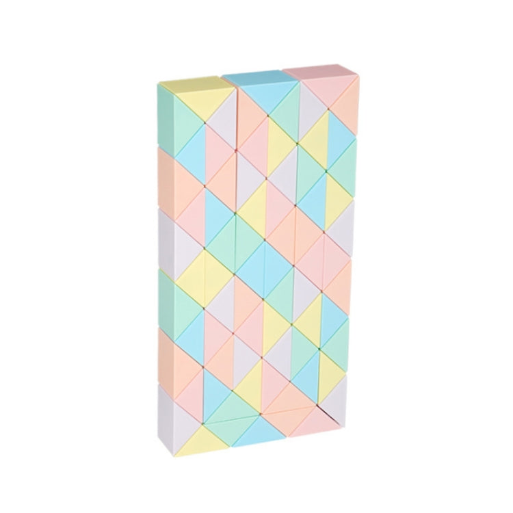 Children Puzzle Toy Color Variety Segment Magic Ruler, Spec: — Macaron-72Sections