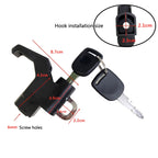 3 Sets Motorcycle Helmet Fixed Lock Hook