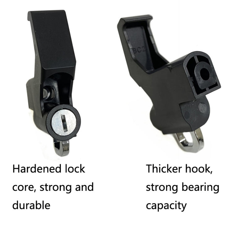 3 Sets Motorcycle Helmet Fixed Lock Hook