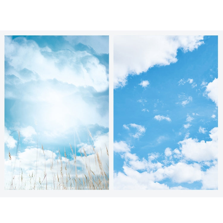3D Stereo Double-Sided Photography Background Paper — Sky Clouds