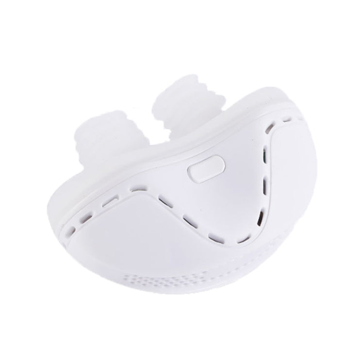 QC-002 Portable Chargeable Electric Anti-Snoring Device — Coral Blue