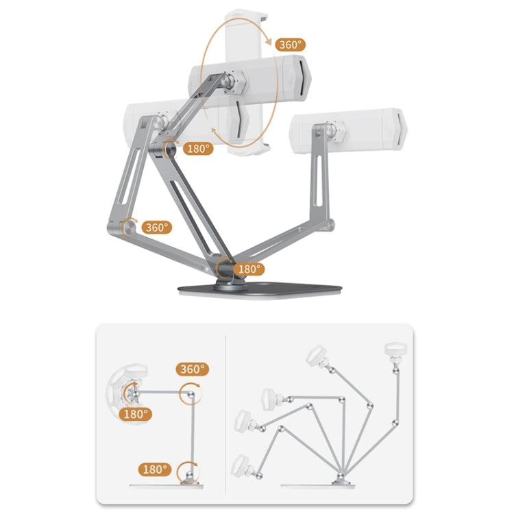 Boneruy P47 Tablet Computer Stand Desktop Mobile Phone Stand
