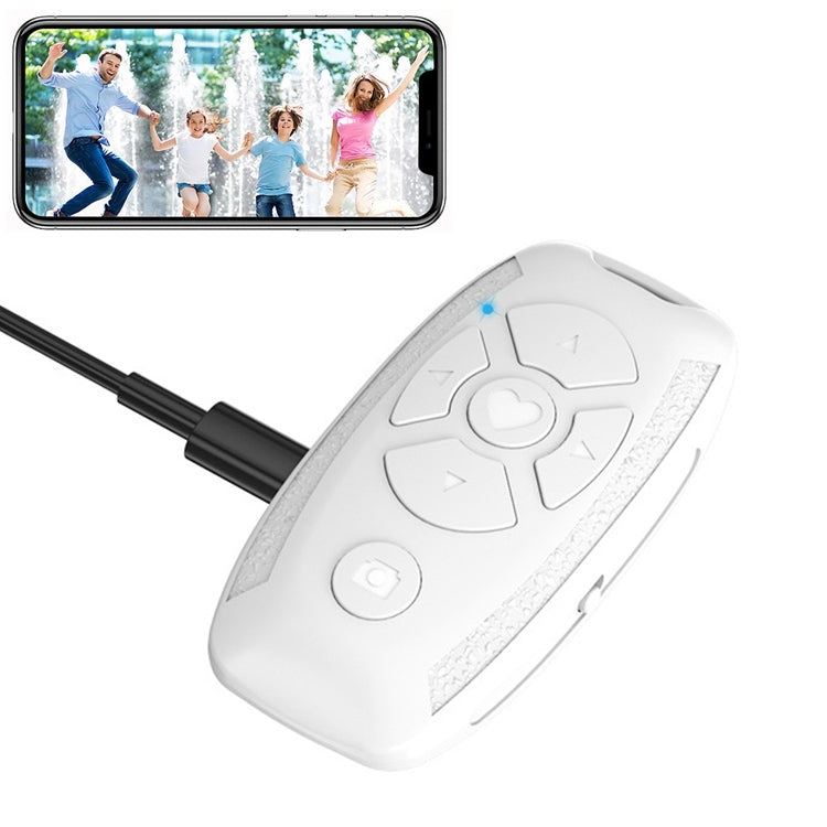 S86 Car Key Shape Multifunctional Bluetooth Selfie Video Remote Control