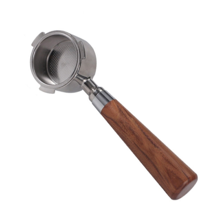 Zinc Alloy Coffee Machine Bottomless Handle For DeLonghi, Style: — Black Rosewood Straight