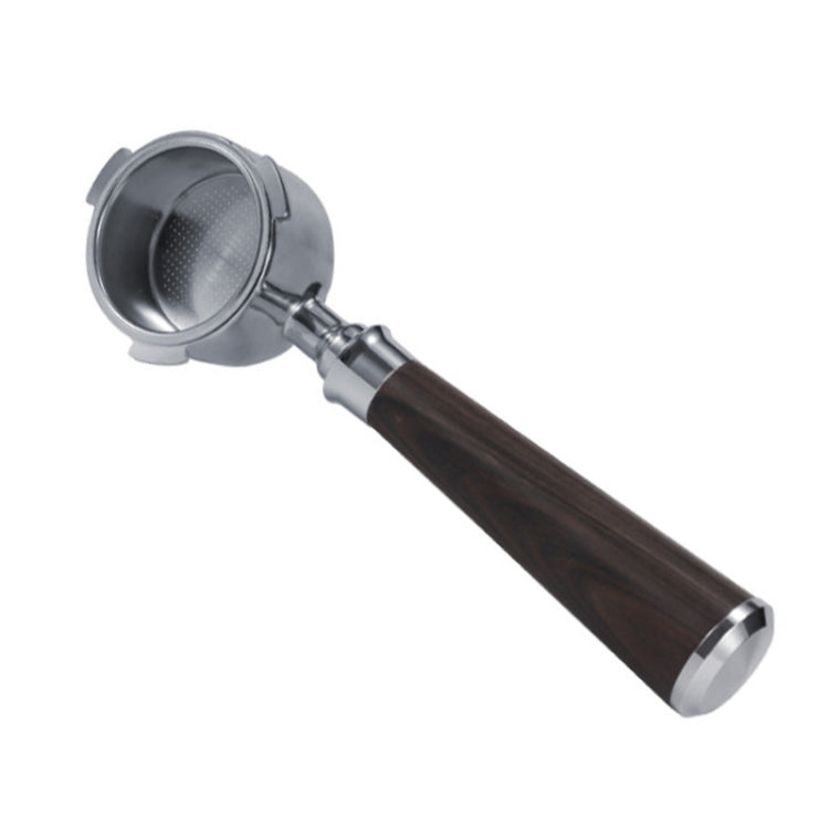 Zinc Alloy Coffee Machine Bottomless Handle For DeLonghi, Style: — Red Rosewood Flat Button
