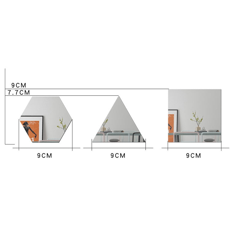 Ym300 16 PCS / Set Home Personal Wall Stickers DIY Acrylic Wall Decorative Mirror — view 11