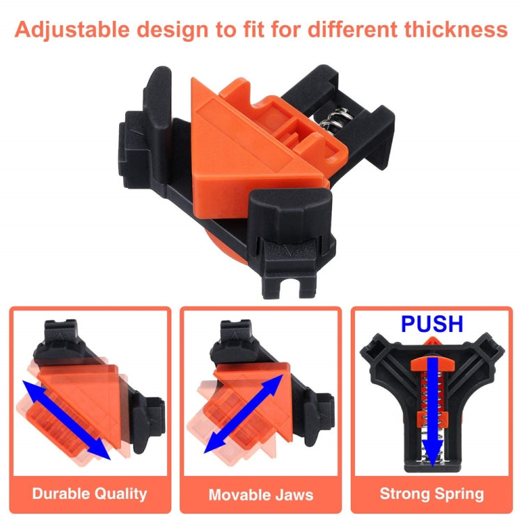 4 PCS/Set 90 Degree Woodworking Right Angle Clip — view 5