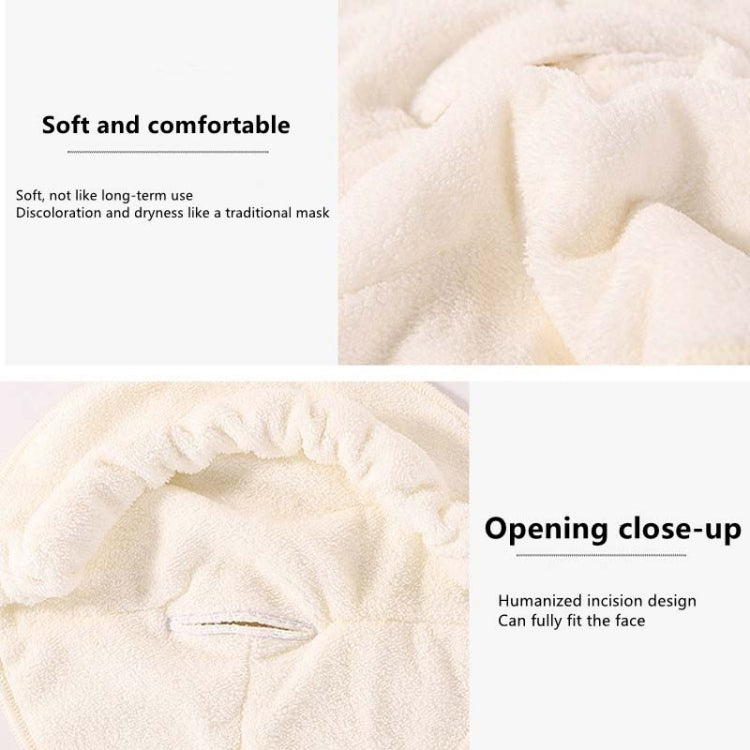 Hot and Cold Compress Facial Towel Face Mask, Style:
