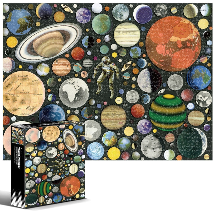 1500 Pieces Irregular Plane Paper Puzzle Jigsaw Toy 80x60cm