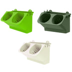 MY-2515 Modular Non-Perforated Indoor Plant Wall Flowerpot — 24x14.5x14cm(Rice White)