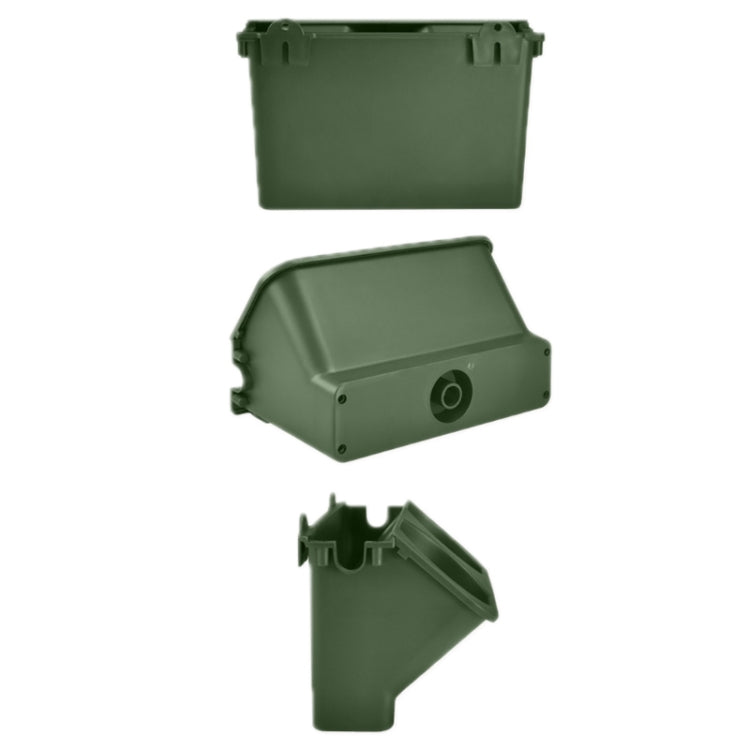 MY-2515 Modular Non-Perforated Indoor Plant Wall Flowerpot — Ink Green