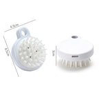 10pcs XTS01 Silicone Soft Teeth Head Shampoo Massage Comb Shampoo Brush — Shampoo Brush