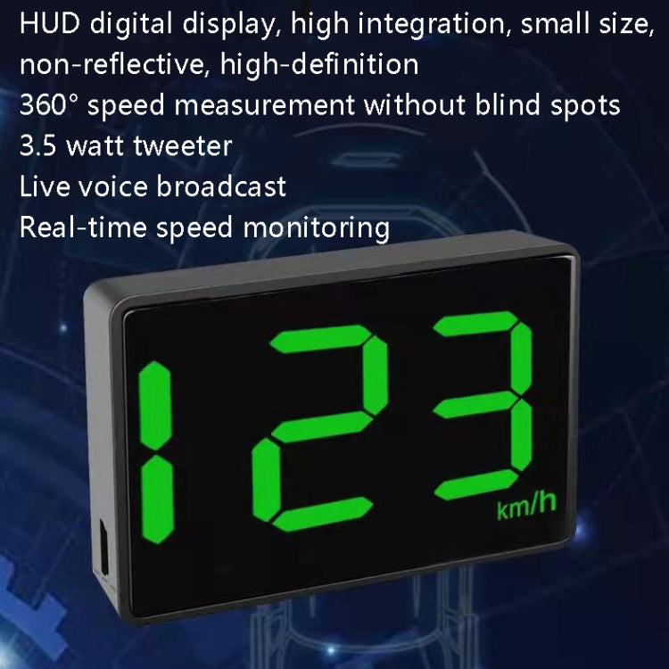Smart Bluetooth GPS Universal Electronic Dog Automotive Speedometer, Y02 HUD