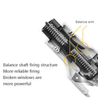 CS-B09 Safety Hammer Tungsten Steel Striker Windows Breaker With Seat Belt Cutter