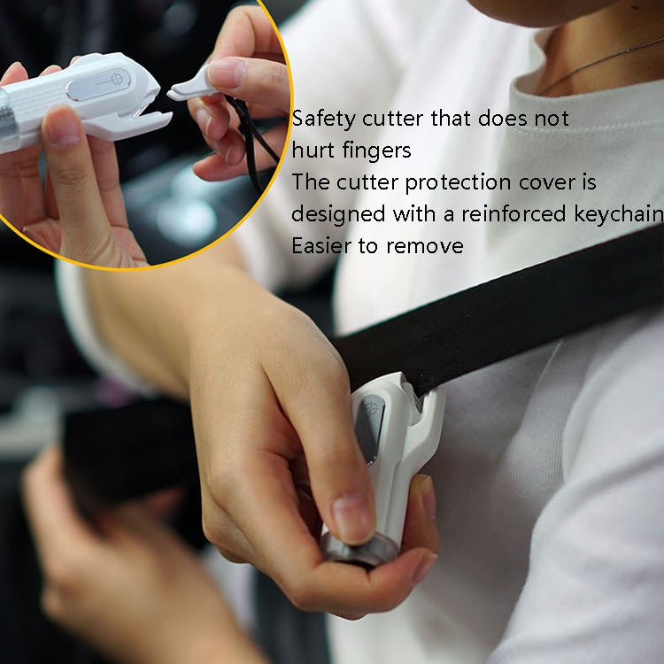 CS-B09 Safety Hammer Tungsten Steel Striker Windows Breaker With Seat Belt Cutter