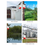 Outdoor Waterproof Solar Infrared Alarm, Spec:
