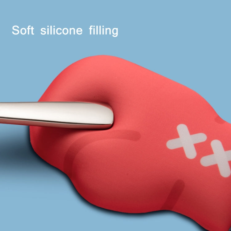 Boxing Gloves Office Silicone Keyboard Mouse Pad