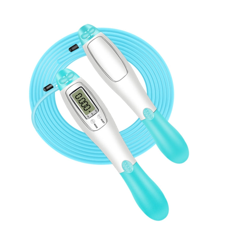 Sport Electronic Counting Wire Skipping Rope, Style: Cordless (Green) — Wired Wire Rope (Green)
