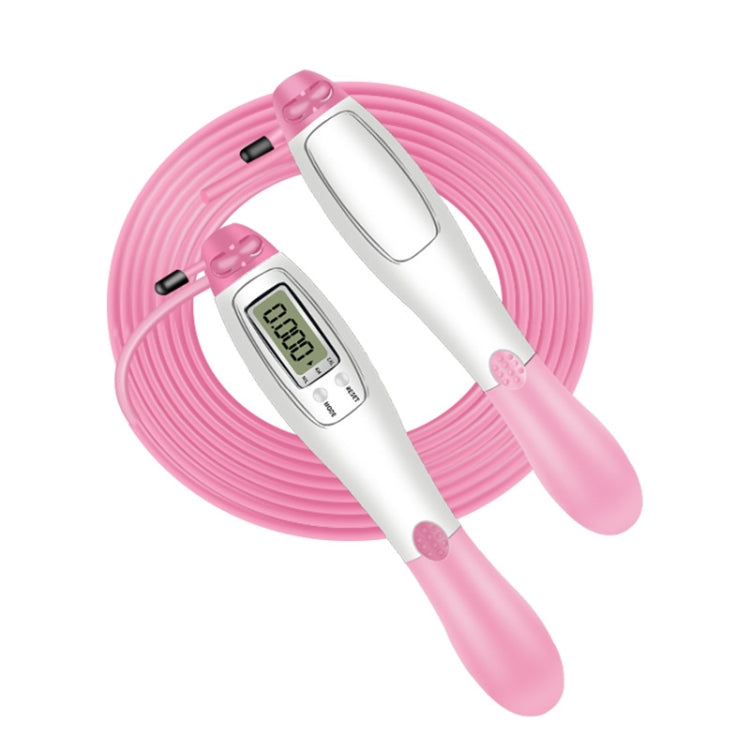Sport Electronic Counting Wire Skipping Rope, Style: Cordless (Green) — Wired Wire Rope Pink
