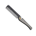 Folding Oil Head Comb Beard Styling Comb