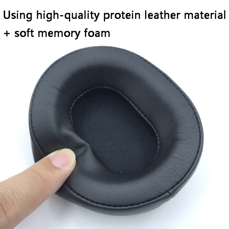2 PCS Headset Protein Leather Earmuffs for Audio-Technica ATH-WS660BT
