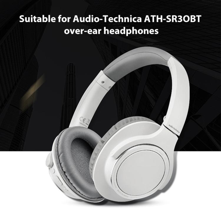 2 PCS Protein Skin Headset Earmuffs for Audio-Technica ATH-SR30BT