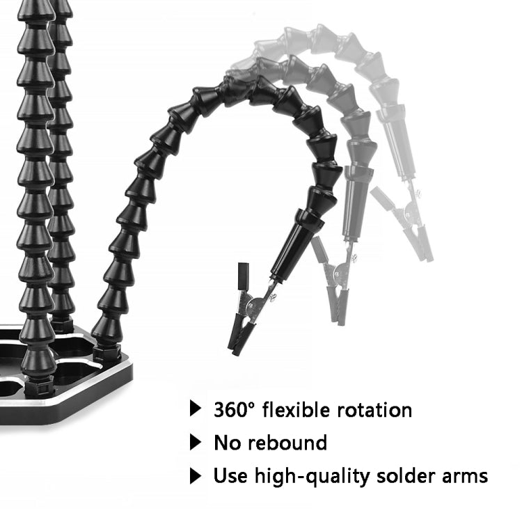Six-Claw Alligator Clip Fixing Welding Station
