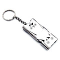 Outdoor High Decibel Stainless Steel Three-Tube Survival Rescue Whistle