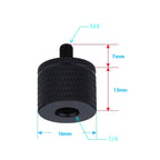 4 PCS Screw Adapter — A18 1/4 Female to M4 Male Screw