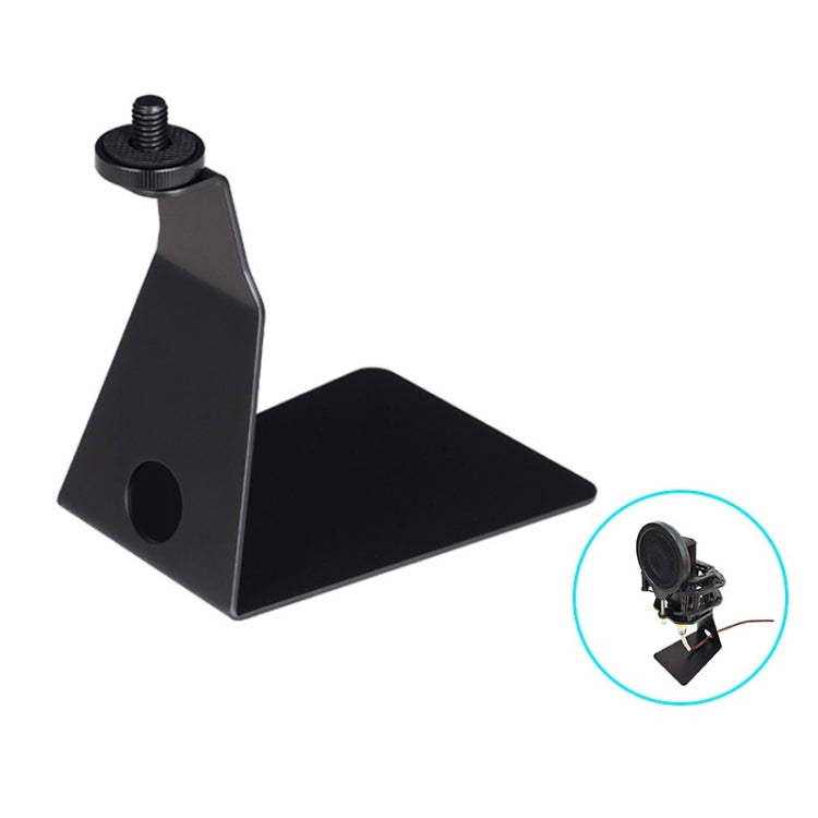 TEYUN L-Shaped Iron Triangle Metal Microphone Stand — view 2