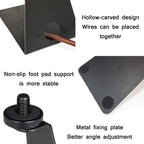 TEYUN L-Shaped Iron Triangle Metal Microphone Stand — view 4
