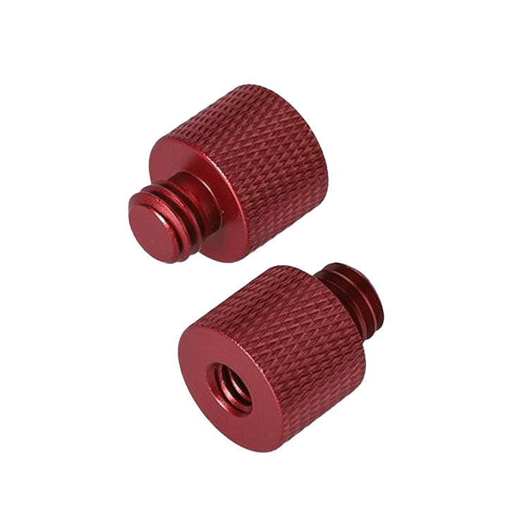 10 PCS Screw Adapter — 1/4 Female to 3/8 Male Screw (Red)