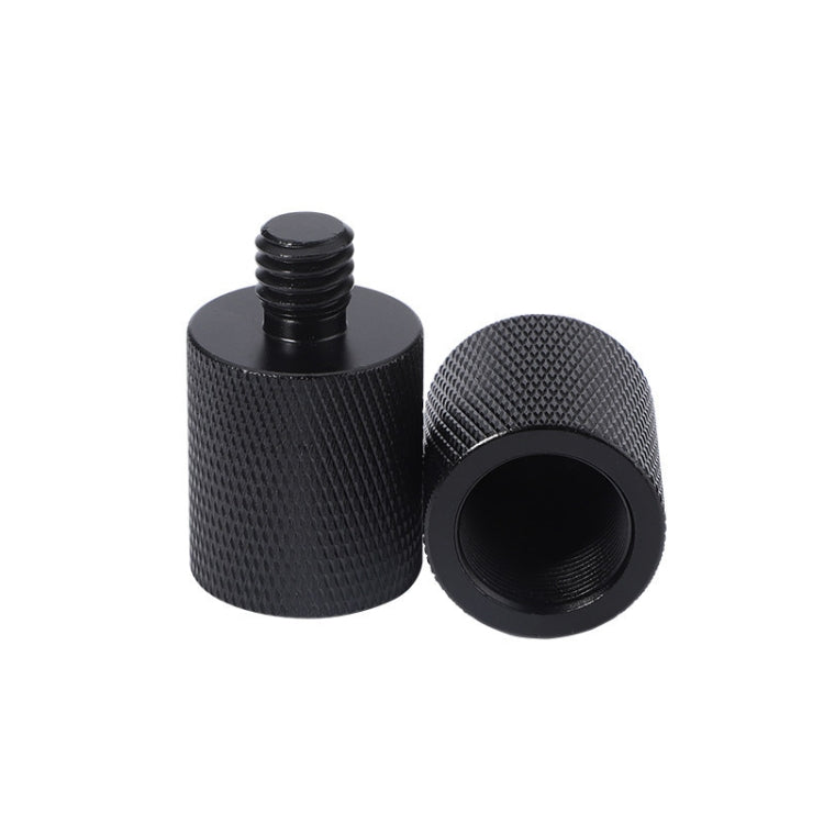 2 PCS Microphone Adapter Screw — F1 5/8-27 Female to 1/4 Male Screw
