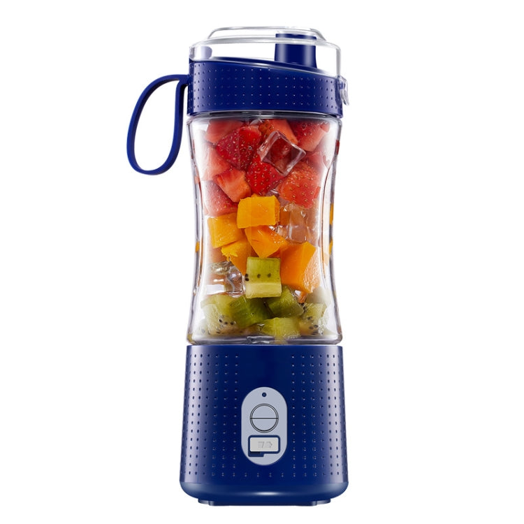 6-Blade Electric Fruit Juicer Juice Cup — Blue